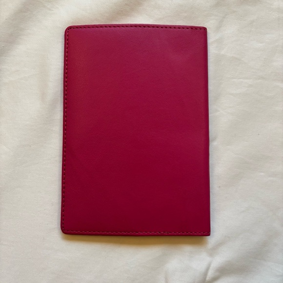 Genuine Leather Pink Passport Holder - Picture 4 of 4